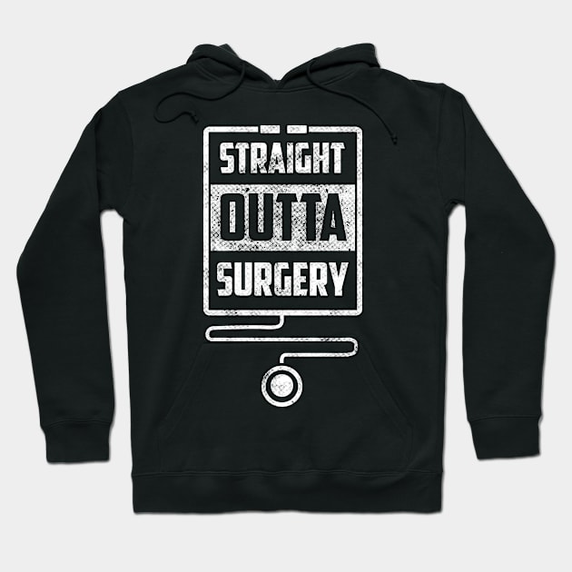 Straight outta surgery Hoodie by captainmood